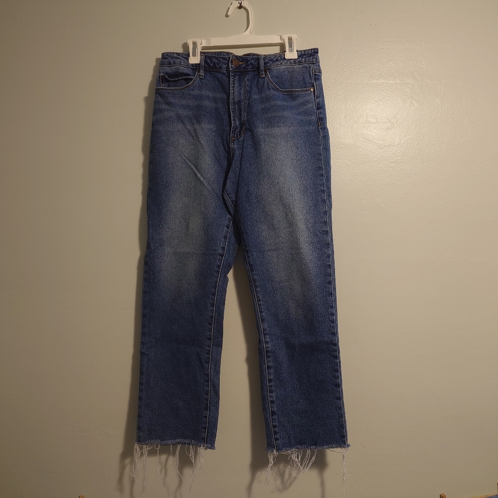 Articles of Society Wide Leg Blue Jeans